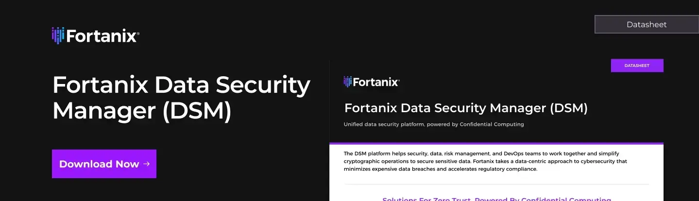 Data Security Manager Datasheet