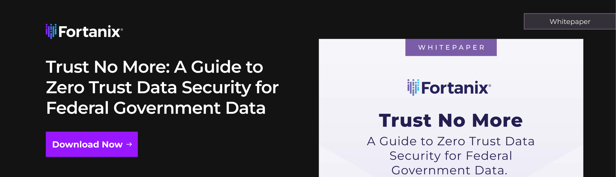 Trust No More: A Guide to Zero Trust Data Security for Federal Government Data
